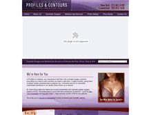 Tablet Screenshot of profilesandcontours.com